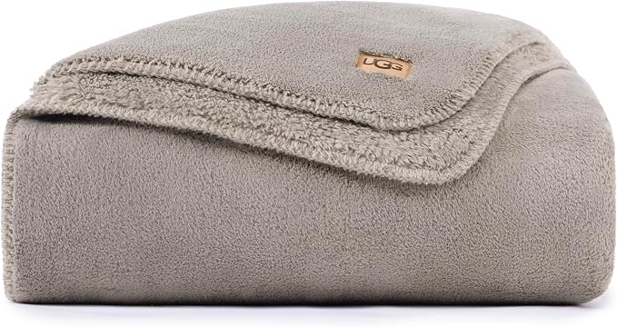 UGG Whitecap Twin Blanket, Soft Cozy Fleece Blanket by UGG