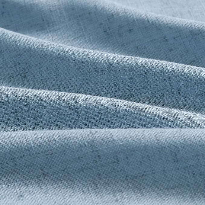 Blue Linen Curtains 96 inches Long - Image 7