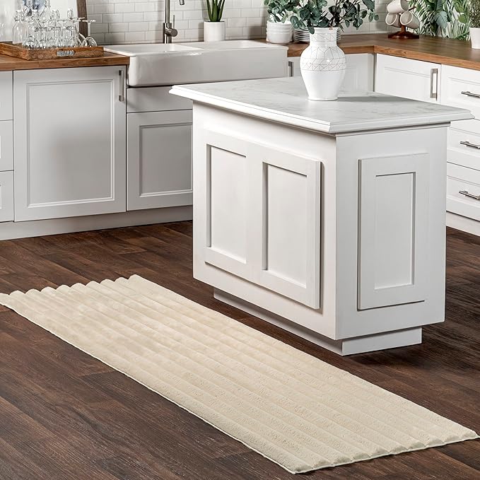 nuLOOM SuperiorWash Collection Kai Beige, Fluffy and Cozy, High Traffic by nuLOOM