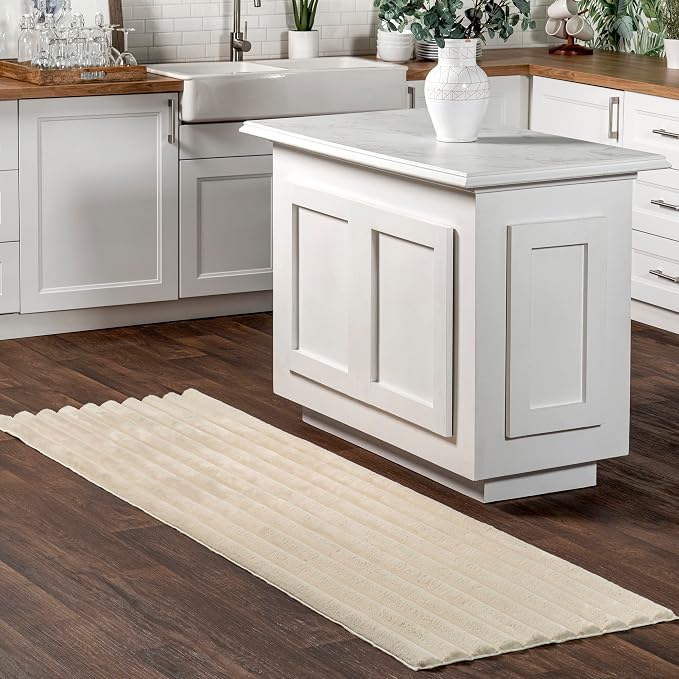nuLOOM SuperiorWash Collection Kai Beige, Fluffy and Cozy, High Traffic by nuLOOM