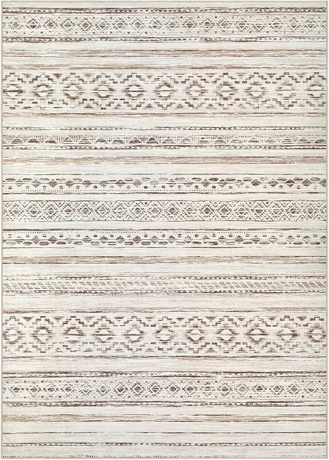 cotiled 5x8 Area Rug Living Room: Washable Boho Rugs - Image 8