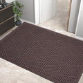 HIYARD Sturdy Front Door Mat, Absorbent Muddy Dirt Resist Welcome Door Mats by HIYARD