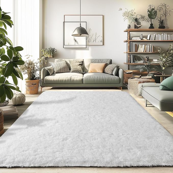 Merelax Soft Modern Indoor Large Shaggy Rug - Image 2