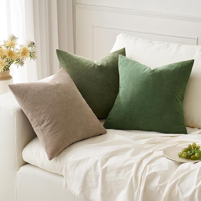 MIULEE Light Brown Couch Pillow Covers 18x18 Inch - Image 5