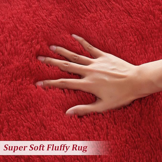 CAROMIO 8x10 Area Rug for Living Room Fluffy Rugs Shag Rugs for Bedroom Modern - Image 4