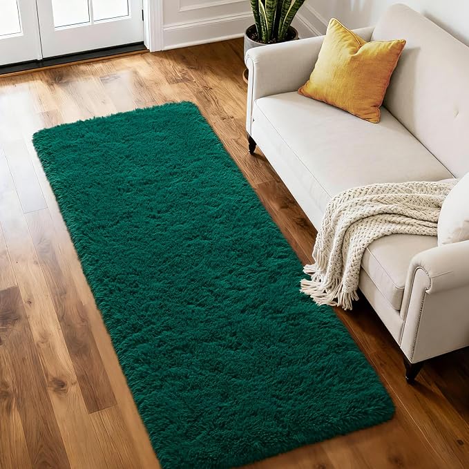 Merelax Soft Fluffy Area Rug for Living Room Bedroom, 2x8 Runner Rug for Hallway - Image 9