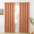 BGment Terracotta Linen Curtains by BGment