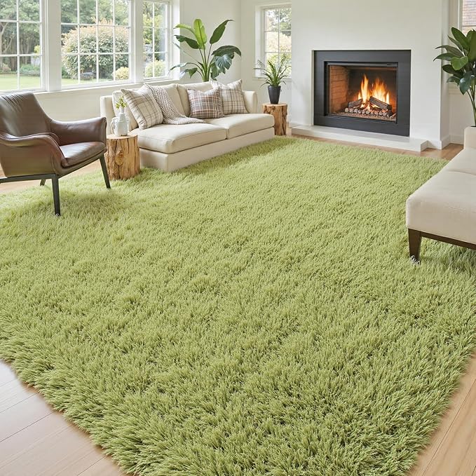 Rugs for Living Room 5x8, Alfombras para Salas Shag Large Plush Soft Area Rug - Image 7
