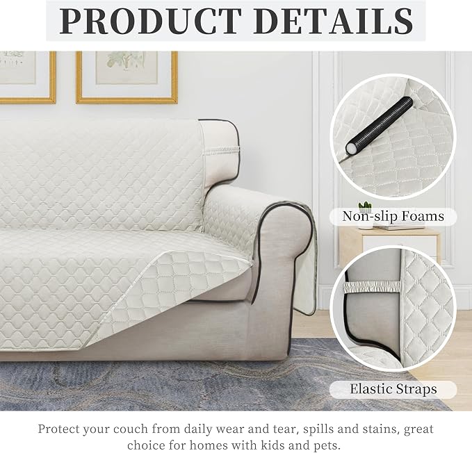 ISSUNTEX Double Protection 100% Waterproof Chair Sofa Covers - Image 5