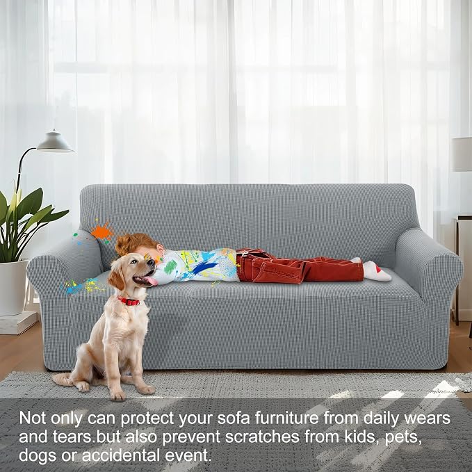 Stretch Couch Cover Washable Sofa Slipcover Furniture Protector - Image 2
