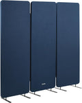 VIVO Freestanding 72 x 66 inch Privacy Panel, Cubicle Divider, Acoustic Wall by VIVO