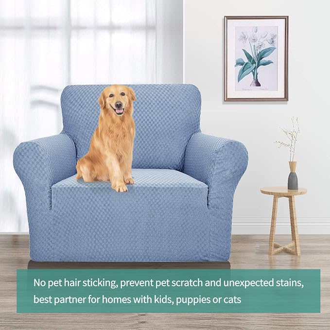 YEMYHOM Couch Cover Latest Jacquard Design High Stretch Sofa Chair Covers - Image 2