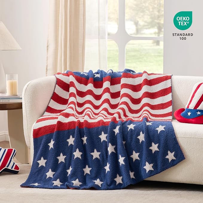 Snuggle Sac American Star Patriotic Throw Blanket - Image 6