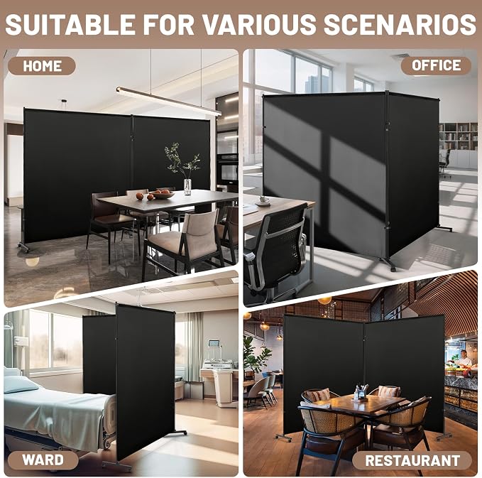 2 Panels Room Divider/Privacy Screen - Image 7