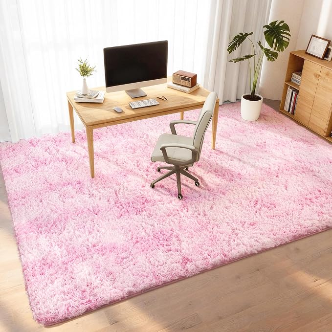 Litanika 5x8 Fluffy Shag Faux Fur Area Rug - Image 4