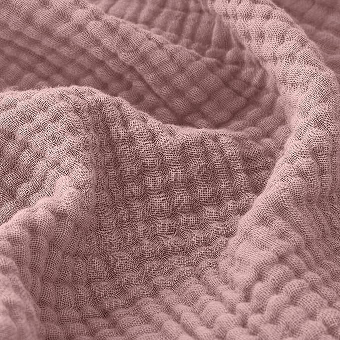 EMME Cotton Blanket Twin XL for Bed Soft Muslin Blankets Lightweight Breathable by EMME