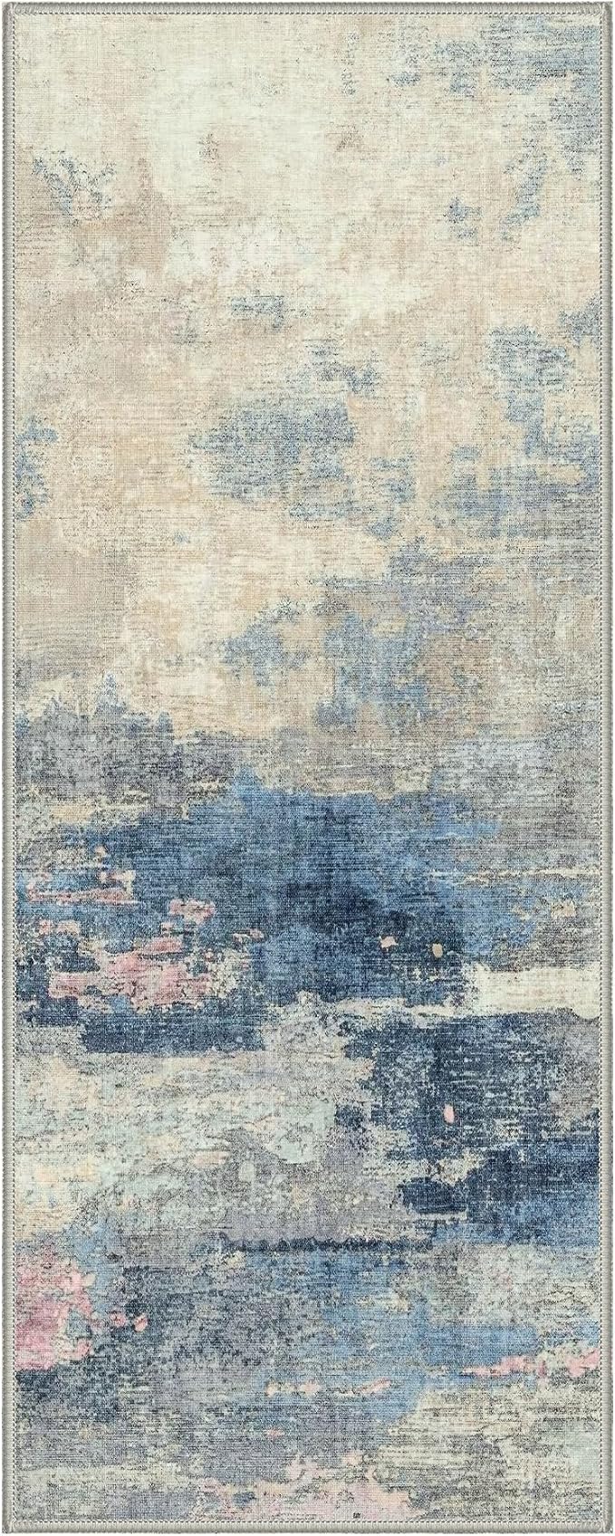 GENIMO 2X5 Washable Modern Runner Rug - Image 9