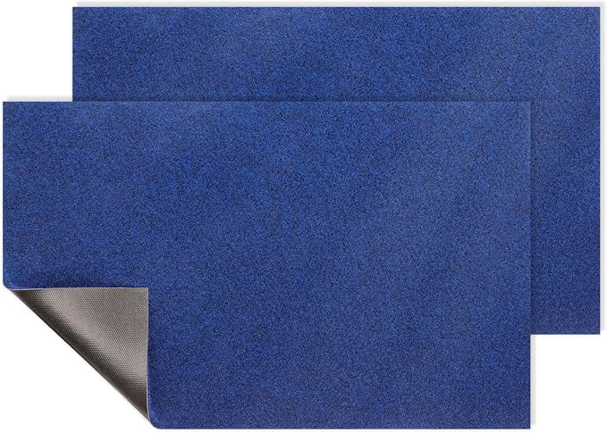 AAZZKANG Set of 2 Outdooor Indoor Utility Multipurpose Mat Non Slip Plain by AAZZKANG