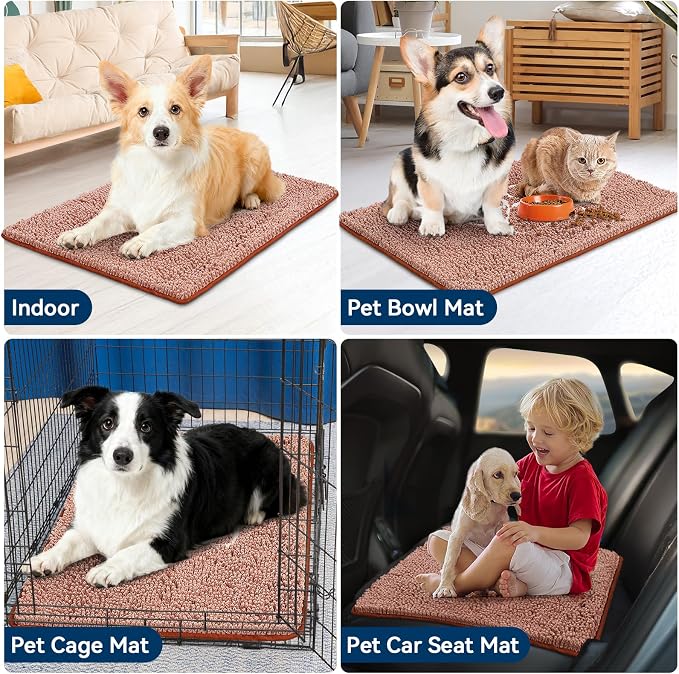 Bcoimo Super Absorbent Dog Door Mat, Pet Rugs - Image 6