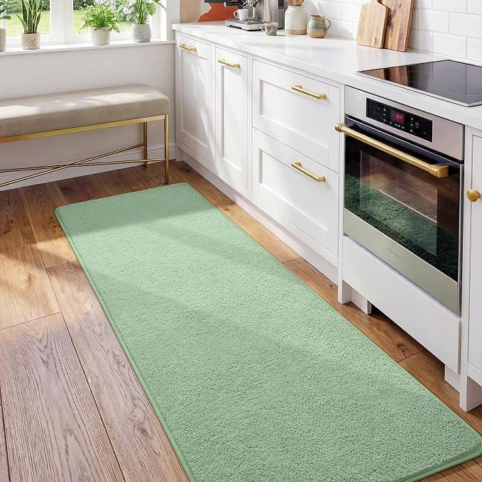 Soft Runner Rugs for Bedroom 2x6, Non Slip Runners for Hallway Kitchen Laundry - Image 4