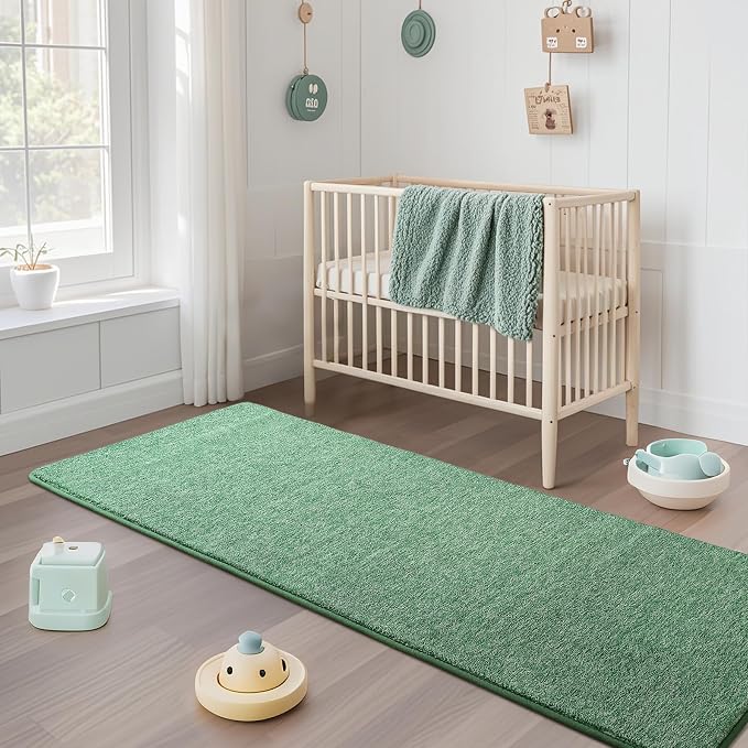 Keeko Soft Hallway Runner Rug, 2x8 Bedside Runner Rugs - Image 6