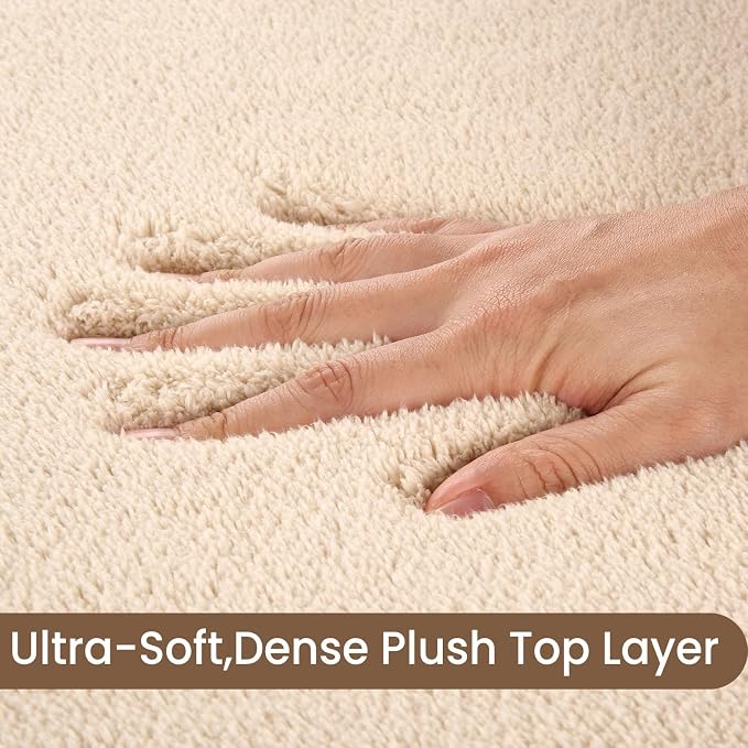 Sour Lemon 10x14 Area Rugs for Living Room, Soft Large Area Rug Fluffy Rugs for - Image 2