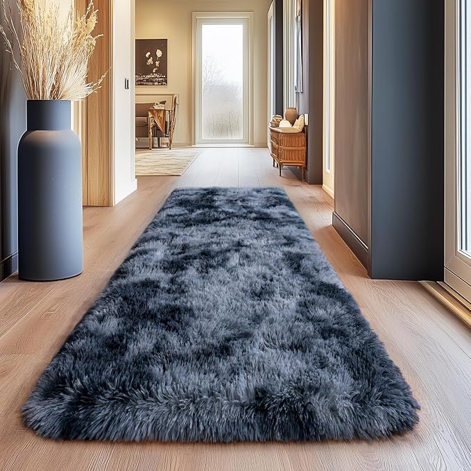 Upgrade Non-Slip Plush Rugs for Living Room, Soft Shaggy Carpets for Living Room - Image 4