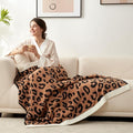 Snuggle Sac Ultra Soft Blanket Black Leopard Twin Size by SnuggleSac