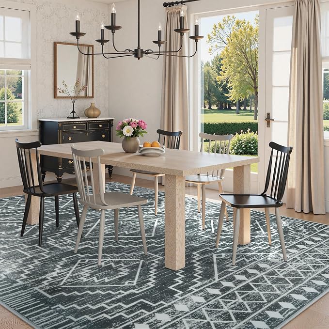 Wonnitar Moroccan 8x10 Area Rugs - Image 3