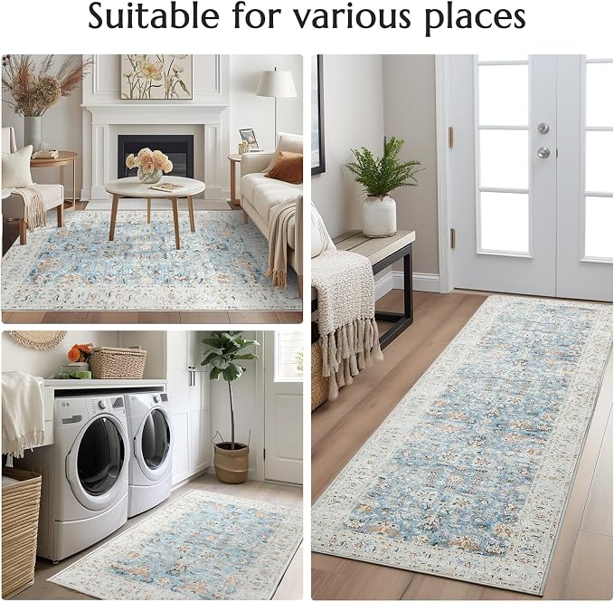 jinchan Hallway Runner Rug 3x10 - Image 2