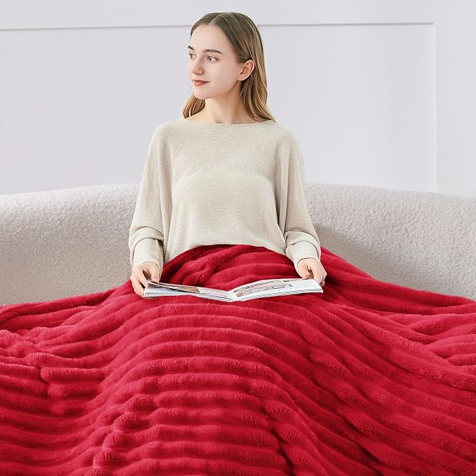 BEDELITE King Size Blanket for Bed, 300GSM Soft & Warm Fleece Blanket, - Image 3