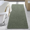 LOCHAS Luxury Bathroom Rug Shaggy Bath Mat 24 x 54 Inch, Washable Non Slip Bath by LOCHAS