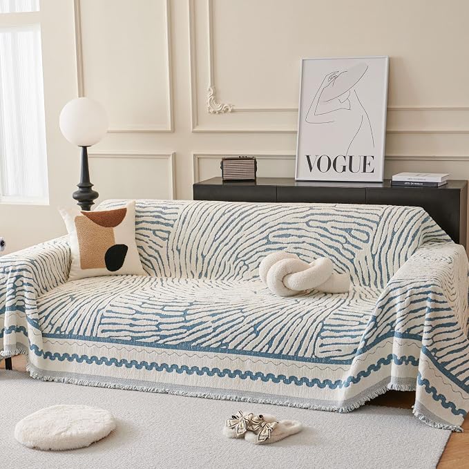 ROOMLIFE Thicked Striped Couch Cover by ROOMLIFE