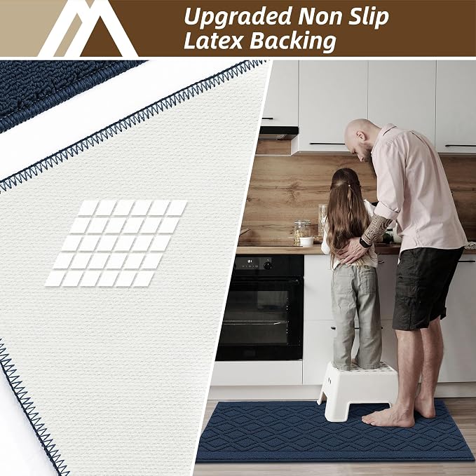 COSY HOMEER-Kitchen-Rugs-and-Mats 20"x48" Non Slip Kitchen Mats - Image 4