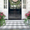 IOHOUZE Buffalo Plaid Checkered Rug 27.5" X 43" Front Door Mats, Washable Area by iOhouze