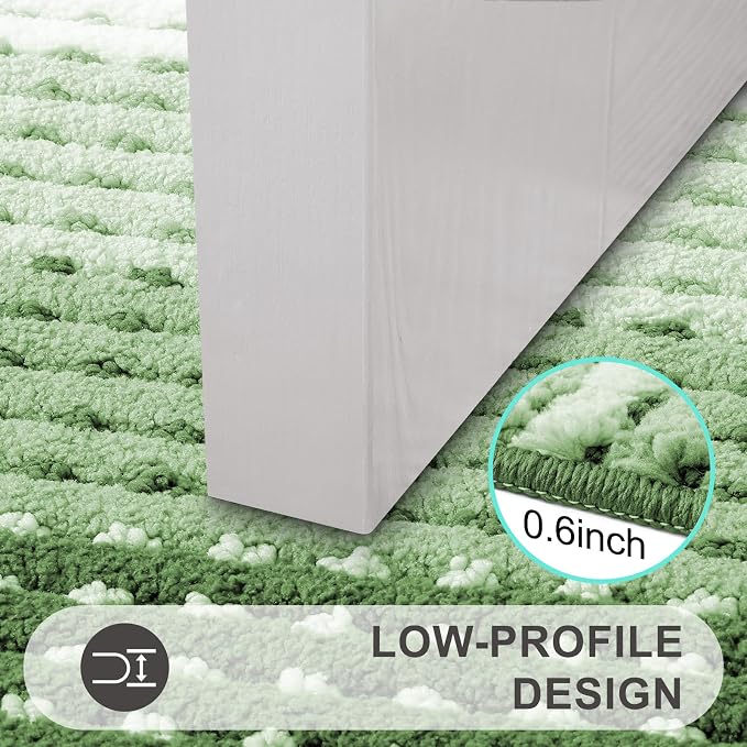 Kitinjoy Indoor Outdoor Door Mat, 47x24 Non-Slip Absorbent Dirt Trapper - Image 4