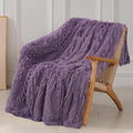 Tuddrom Decorative Extra Soft Faux Fur Blanket Queen Size 80"x90", Solid by Tuddrom