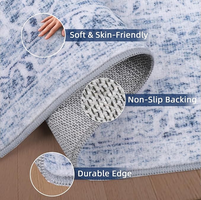 Washable Runner Rug 2x8 Runners - Image 3