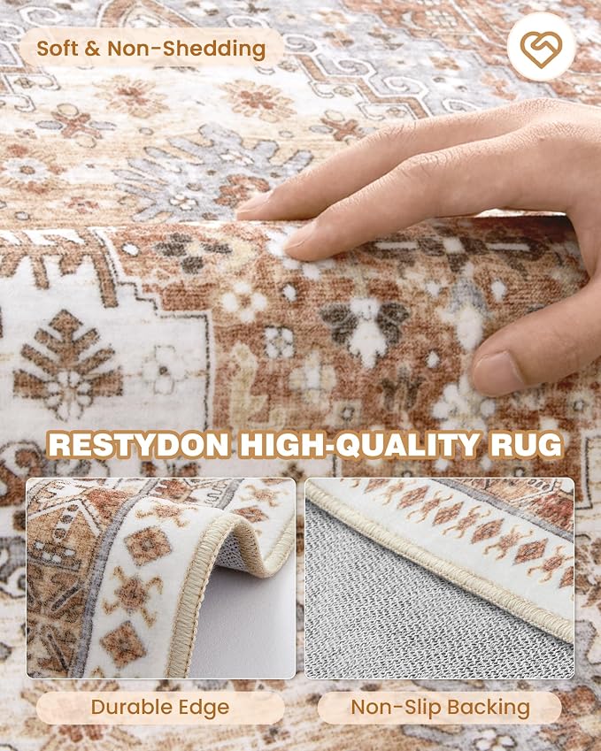 2x4 Washable Rug Runner for Bathroom, Soft Entryway Rug for Laundry Room - Image 7