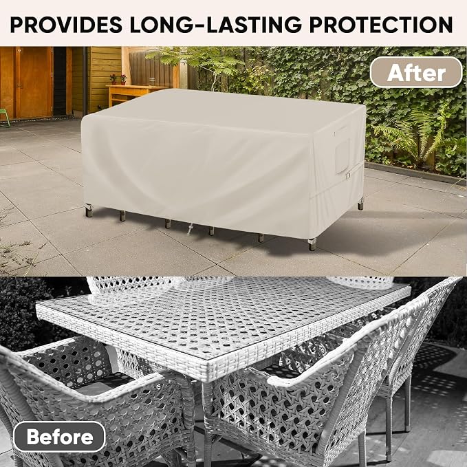 BALEINE Patio Furniture Covers, Outdoor Furniture Covers Waterproof, Heavy Duty - Image 7