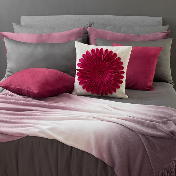 OiseauVoler 3D Sunflower Throw Pillow Cover Decorative Handmade Pillowcase - Image 3