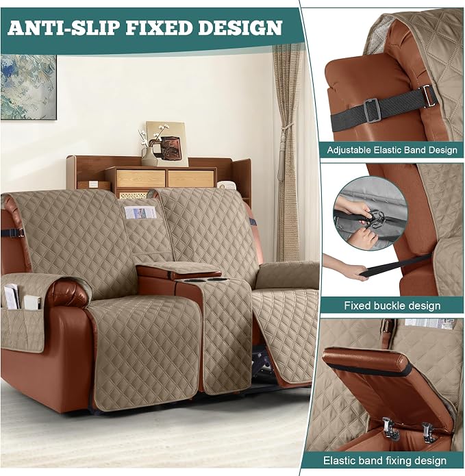 Ruaozz Waterproof Loveseat Recliner Cover - Image 6
