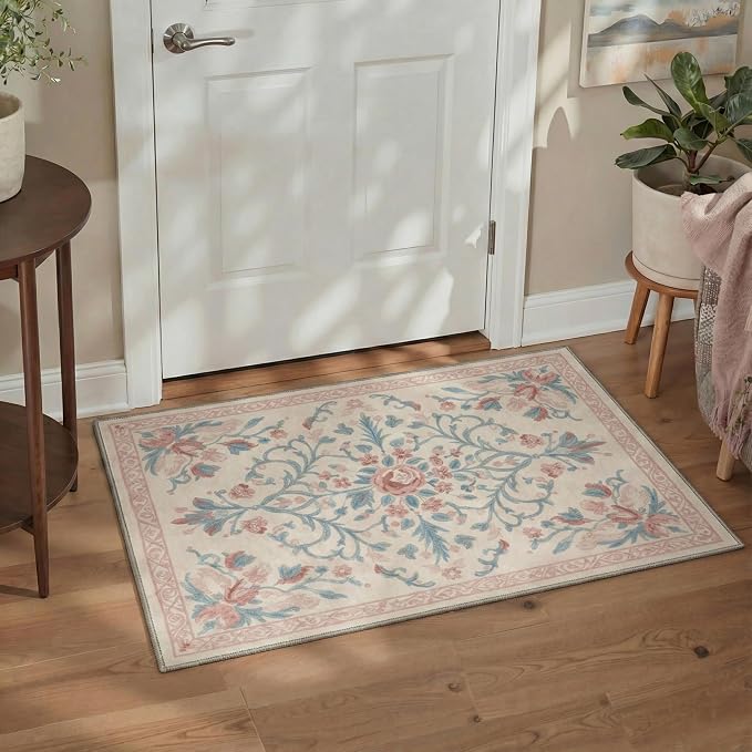 GENIMO Runner Rug 2x5 Non Slip Machine Washable Vintage Hallway Runner Rug - Image 3