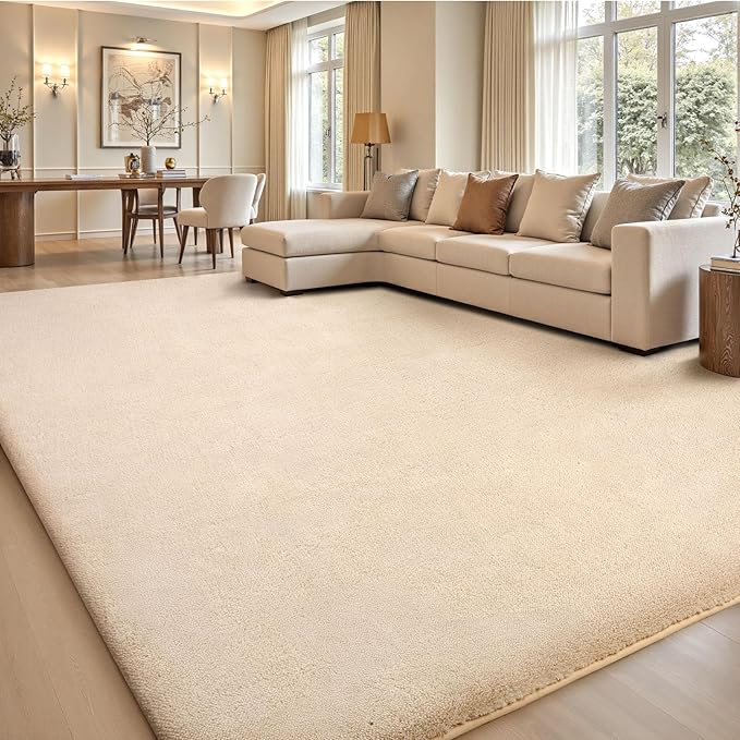 Sour Lemon 8x10 Area Rugs for Living Room, Soft Large Area Rug Fluffy Rugs for by SourLemon