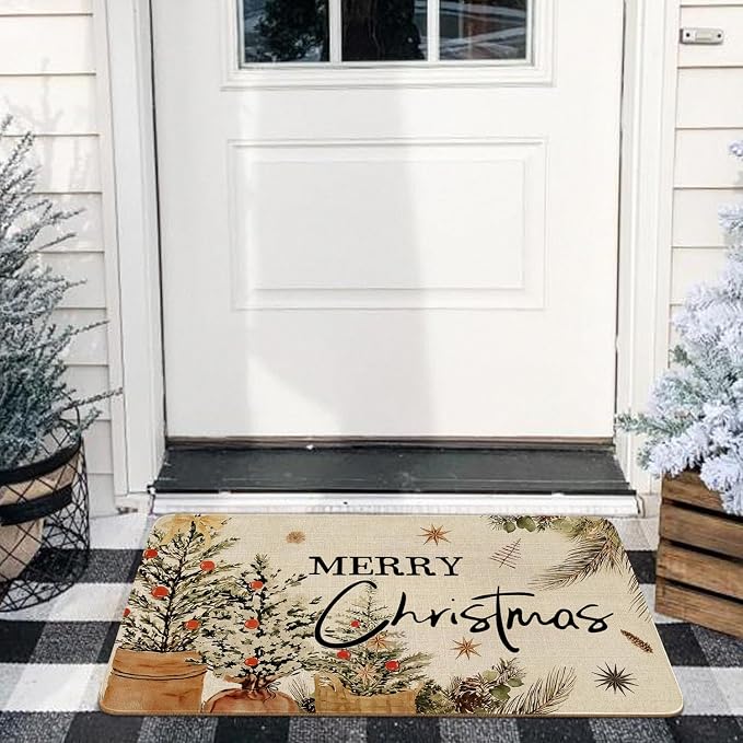 Merry Christmas Door Mat Outdoor - Image 5