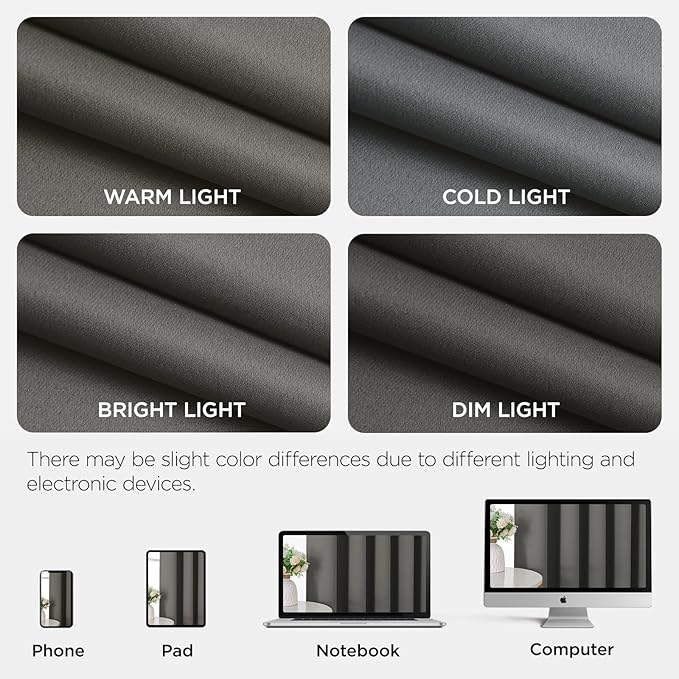 Joydeco Blackout Door Curtain for Doorway Privacy 72 Inches Long, Grommet - Image 8