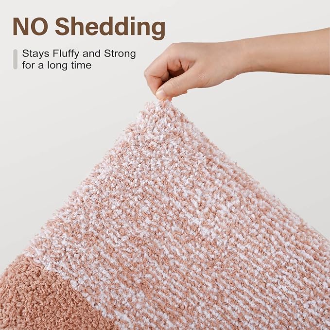 60x24 Long Bathroom Rugs Washable Non Slip, Soft Absorbent Quick Dry Mats - Image 8