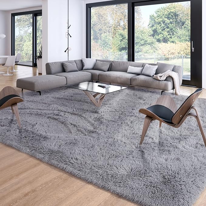 Merelax Soft Modern Indoor Large Shaggy Rug by Merelax