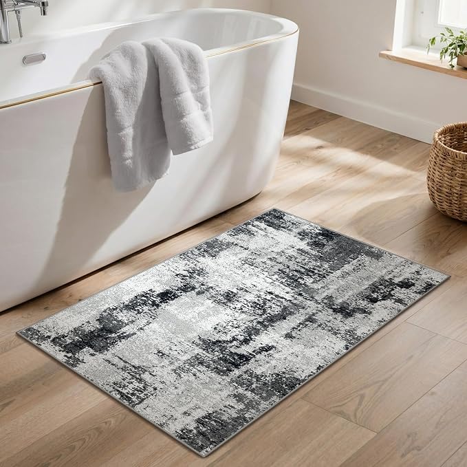 GENIMO 2x3 Rugs for Entryway Entrance, Modern Machine Washable Rug Ultra Soft - Image 4