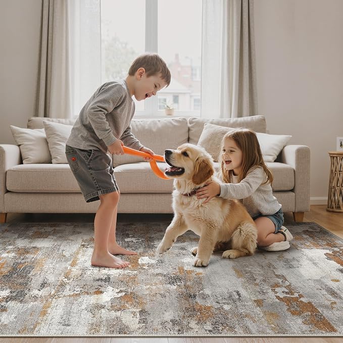 GENIMO 2x3 Rugs for Entryway Entrance, Modern Machine Washable Rug Ultra Soft - Image 9